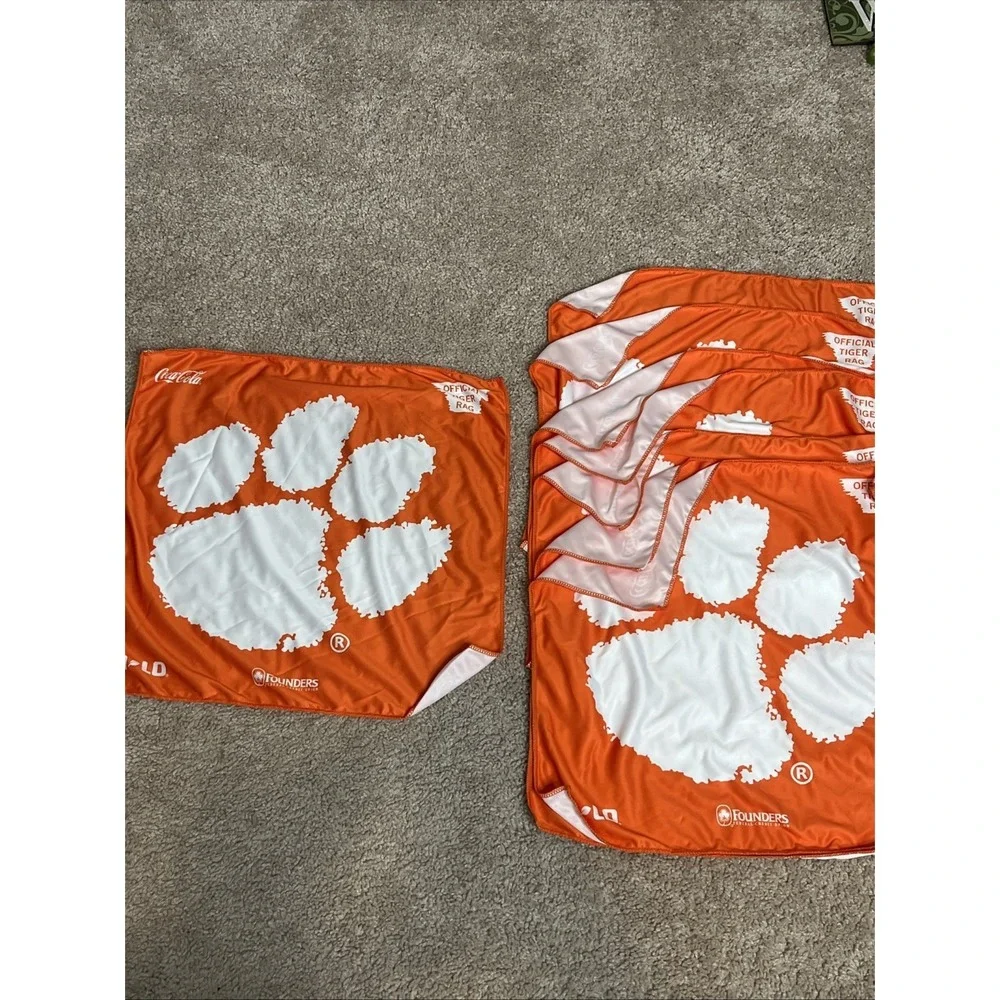 Clemson University Tigers NCAA Merchandise Tailgate Lot W/ Cups, Earmuffs, Bags